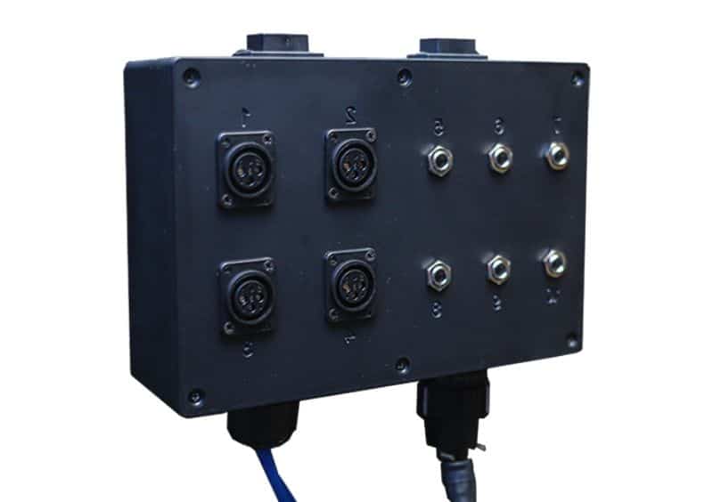 Image of the Multi Jack Panel for a WhisperRoom Sound Booth