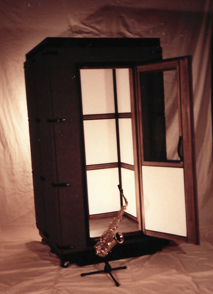 An original WhisperRoom soundproof boothl from the early 1990's