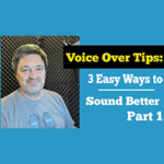 Bill DeWees inside of a WhisperRoom giving tips to sound better when doing voice overs